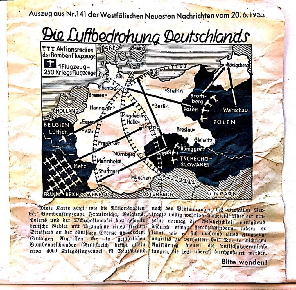 Map of Germany 1933